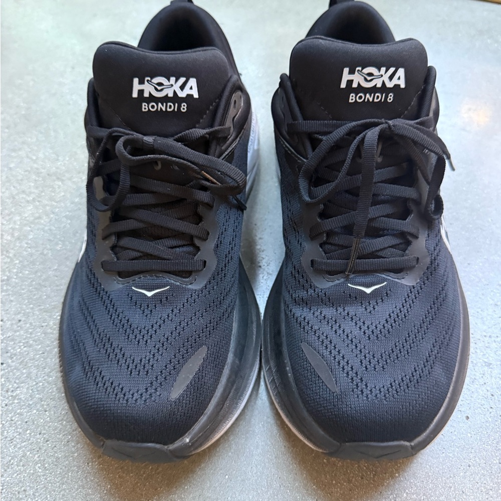 Hoka One One Bondi 8 Black Men’s Sneakers